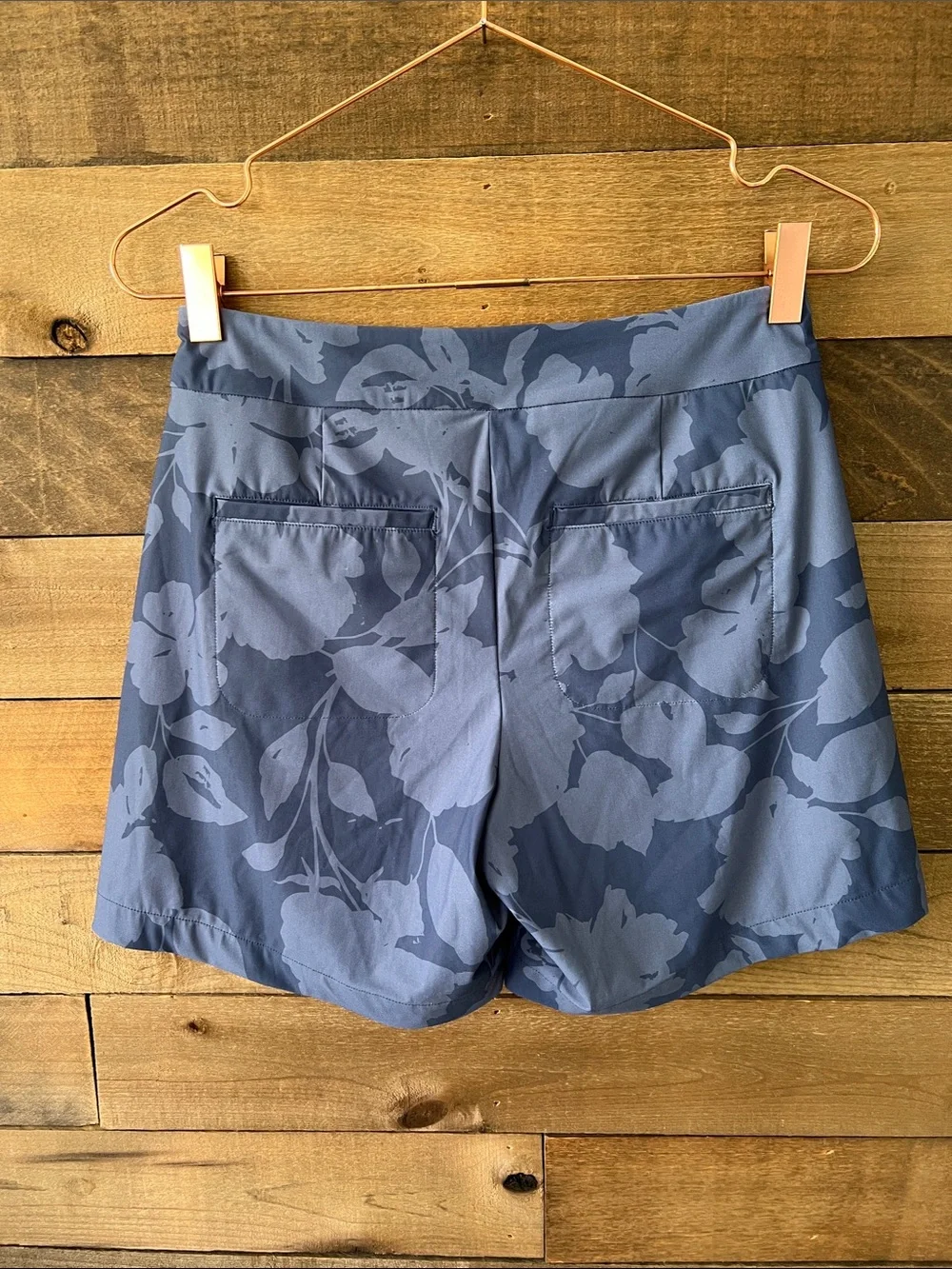 Spanx Women's Sunshine Wrap Skort in Navy Blue Floral Size XS